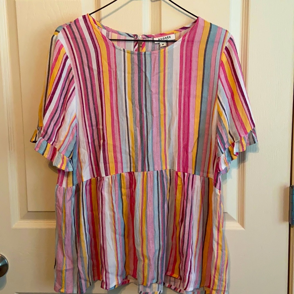 Brand new without tags women’s peplum top